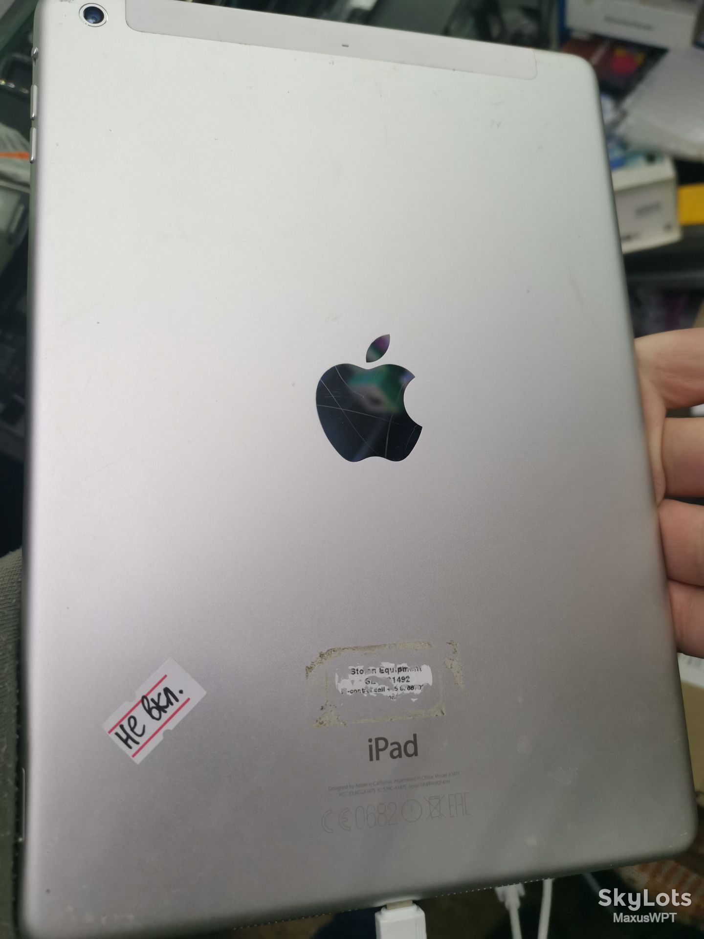 #681 Apple ipad A1475 silver - фото фото фото 1