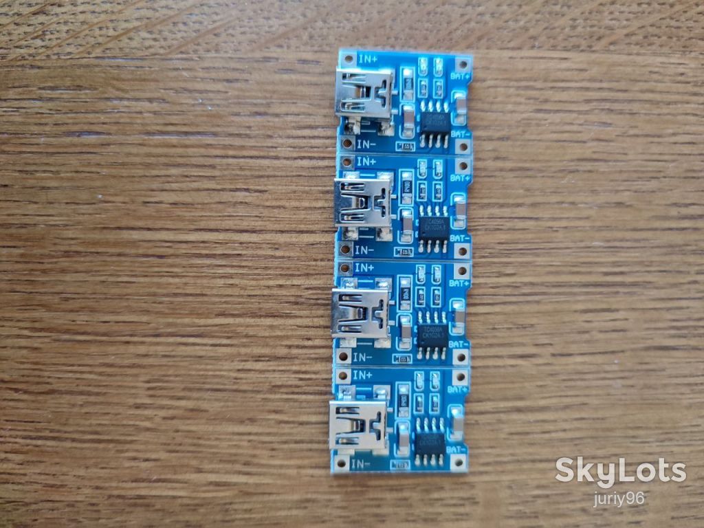 Плата заряда TP4056 TC4056A контроллер заряда Li-Ion 18650_miniUSB - фото фото фото 0