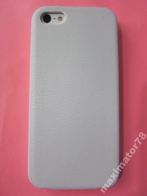 КОЖАНЫЙ ЧЕХОЛ-КНИЖКА APPLE IPHONE 5 5G NUOKU бел - фото фото фото 2