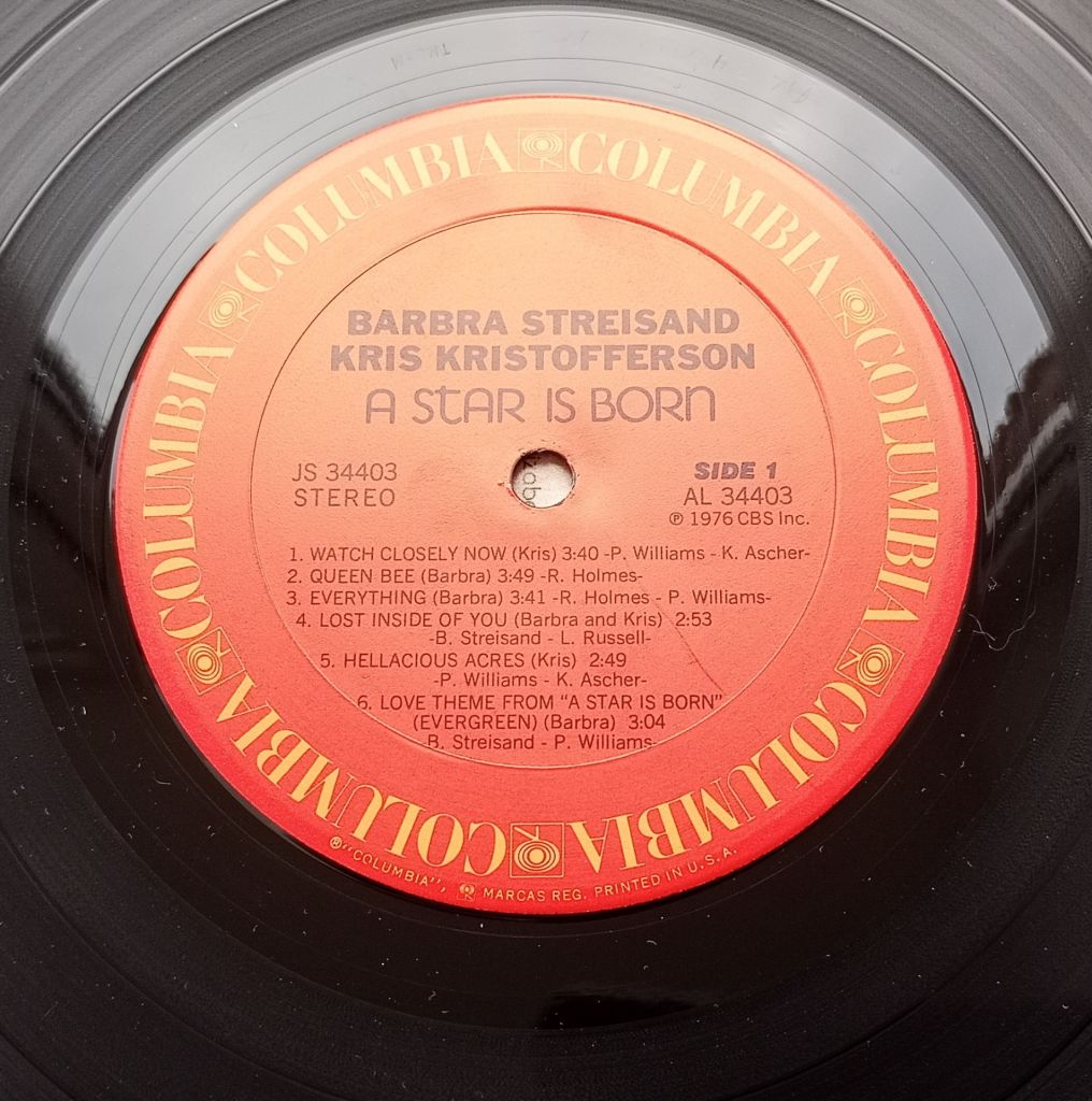 STREISAND, KRISTOFFERSON A Star Is Born LP EX-/EX - фото фото фото 3