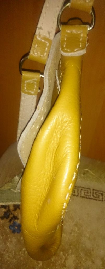 стильна коричнева сумка 100%шкіра як нова - фото фото фото 5