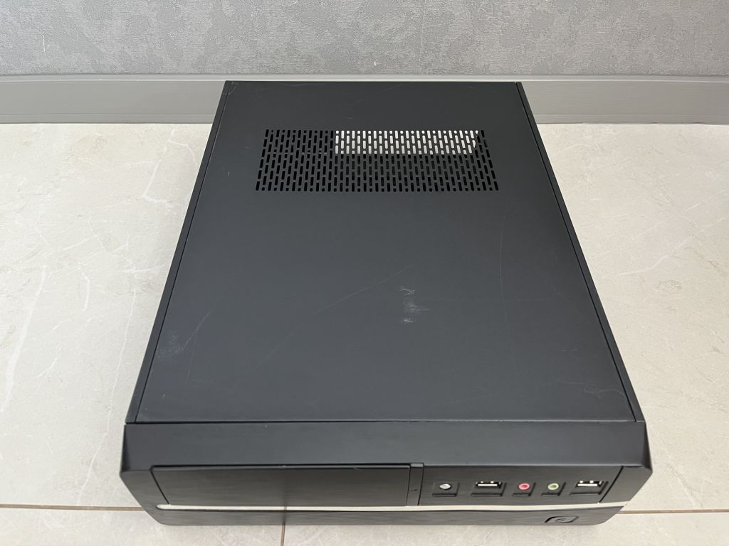Компьютерный корпус компактный micro-ATX черный дефект - фото фото фото 4