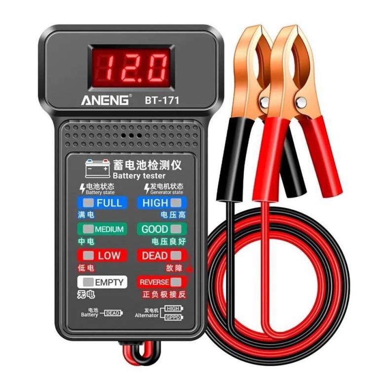 Тестер АКБ 12v Digital Battery Tester Aneng Bt-171 - фото фото фото 0