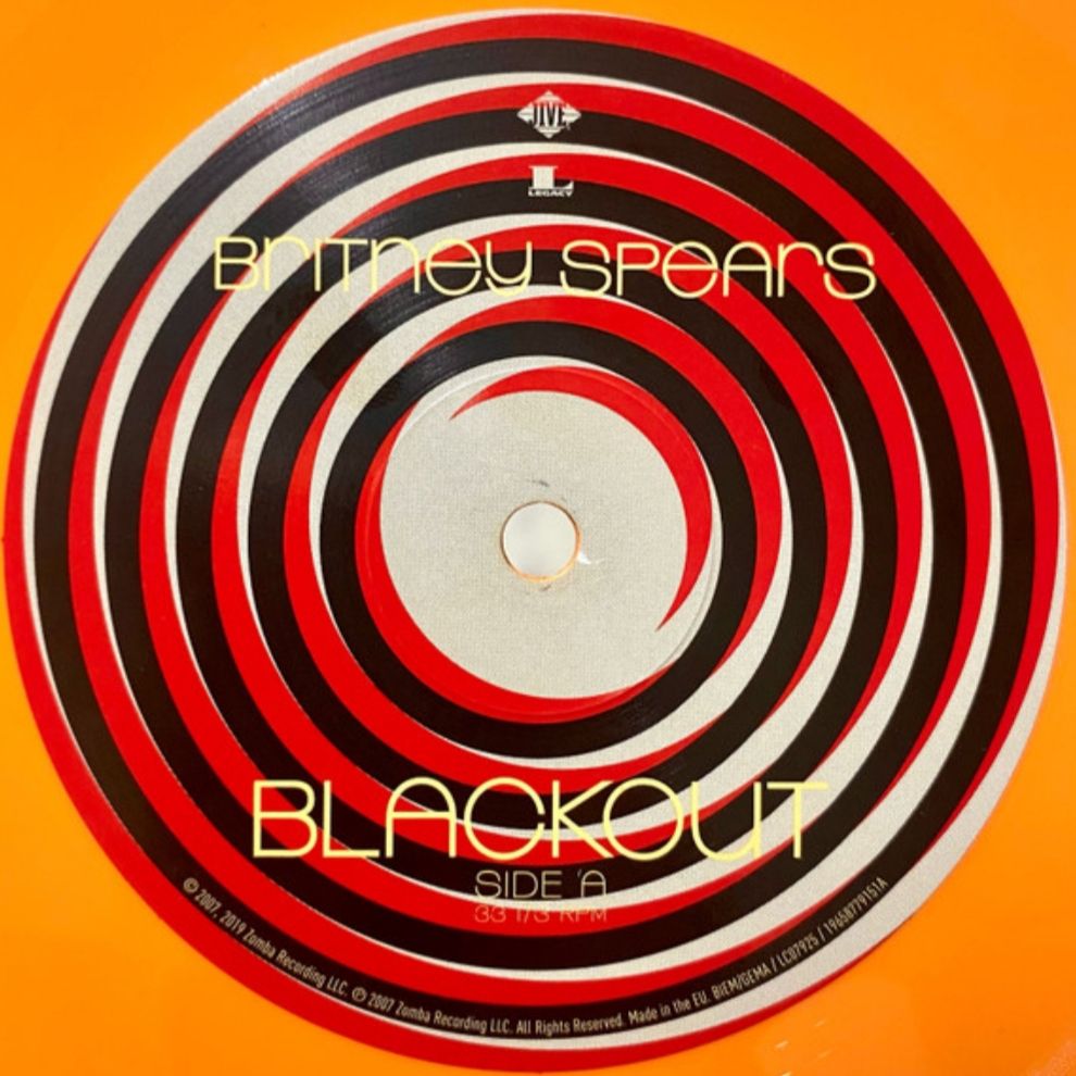 Britney Spears - Blackout - 2007.  (LP). 12. Coloured Vinyl. Пластинка. Europe. S/S. - фото фото фото 7