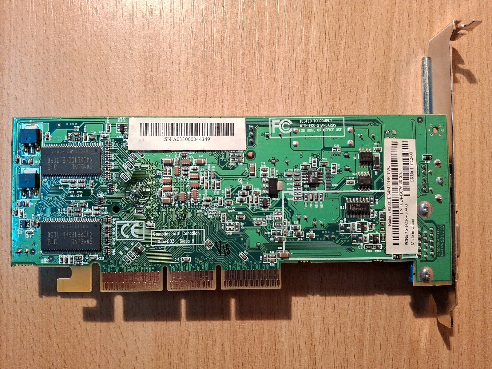 Видеокарта ATI Radeon 9200SE  (AGP 8x, 64Mb) - фото фото фото 6