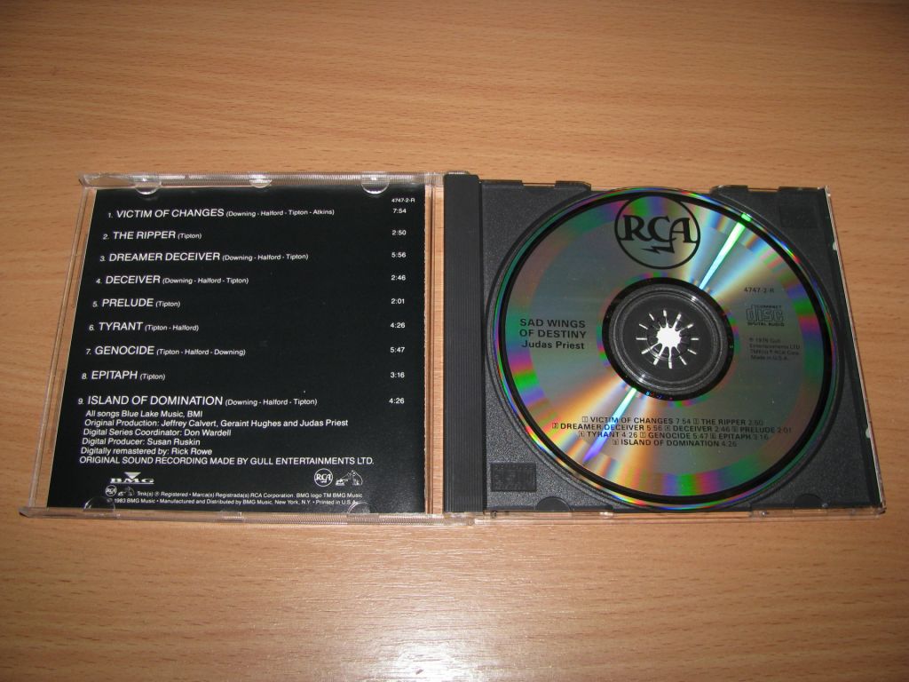 JUDAS PRIEST - Sad Wings Of Destiny     (1988 RCA 1st press,USA) - фото фото фото 1