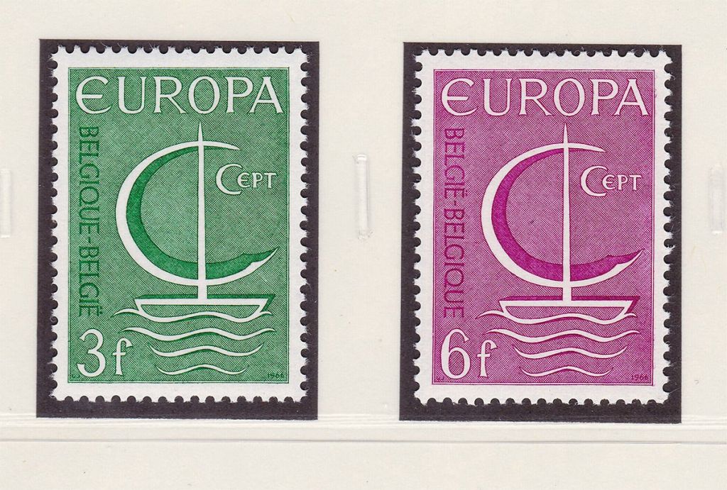 Бельгия 1966 г MNH  -  EUROPA CEPT - - фото фото фото 0