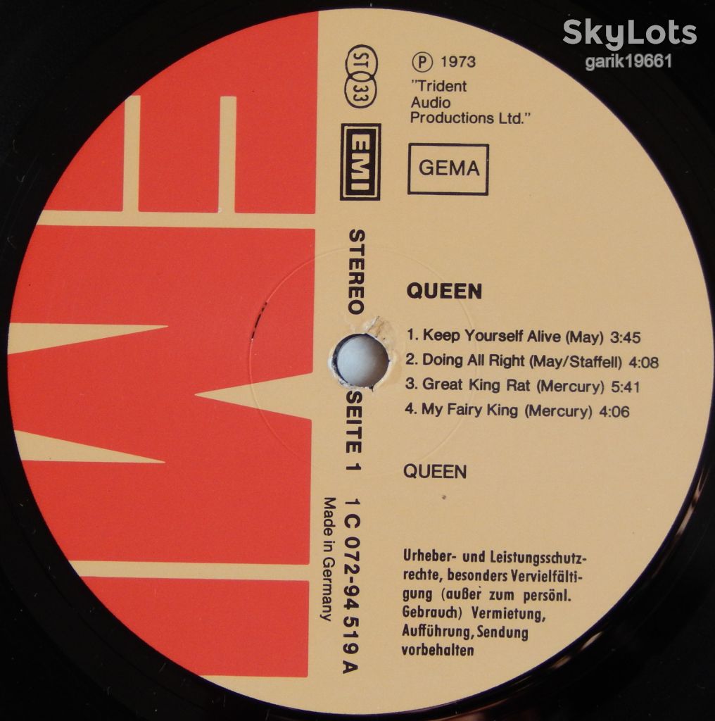Queen – Queen   (EMI – 1C 072-94 519, Germany) EX/ NM- - фото фото фото 2