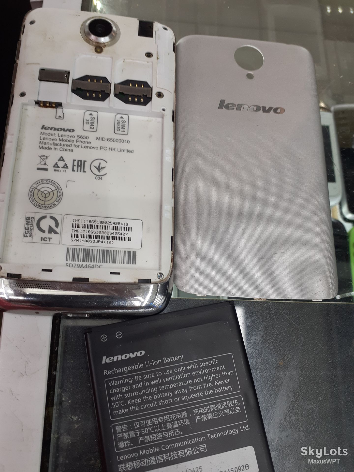 Sklad Lenovo S650 Silver 1 sklad - фото фото фото 2