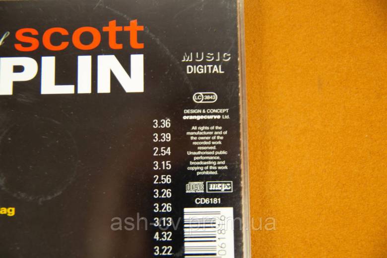 Музичний диск CD. Scott Joplin - фото фото фото 3