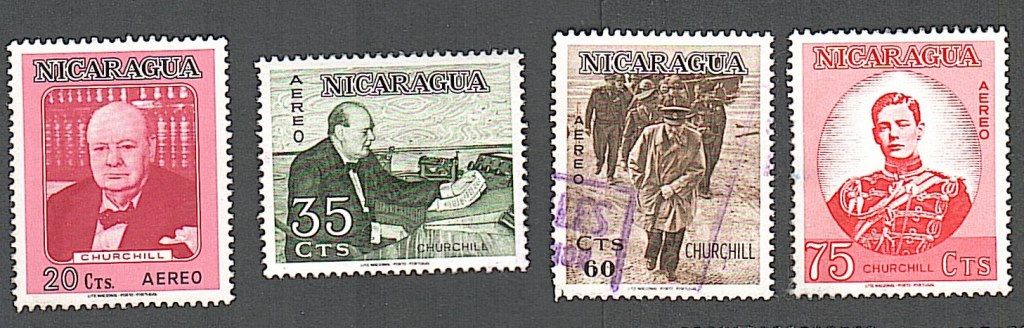 Никарагуа  (1966) Авиапочта. Памяти Уинстона Черчилля - фото фото фото 0