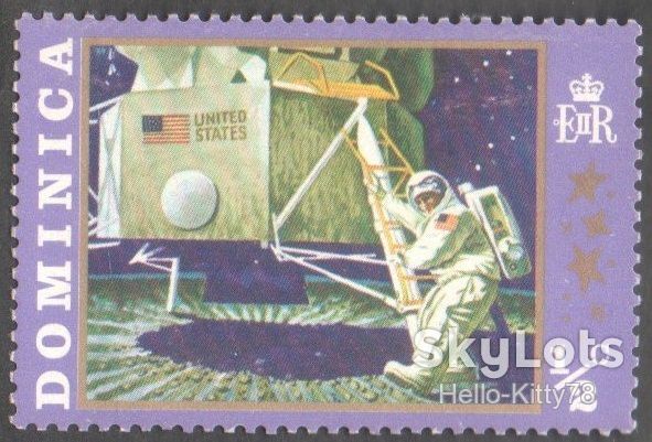 Доминика 1970 космос колонии Великобритания Mi 290 MNH - фото фото фото 0