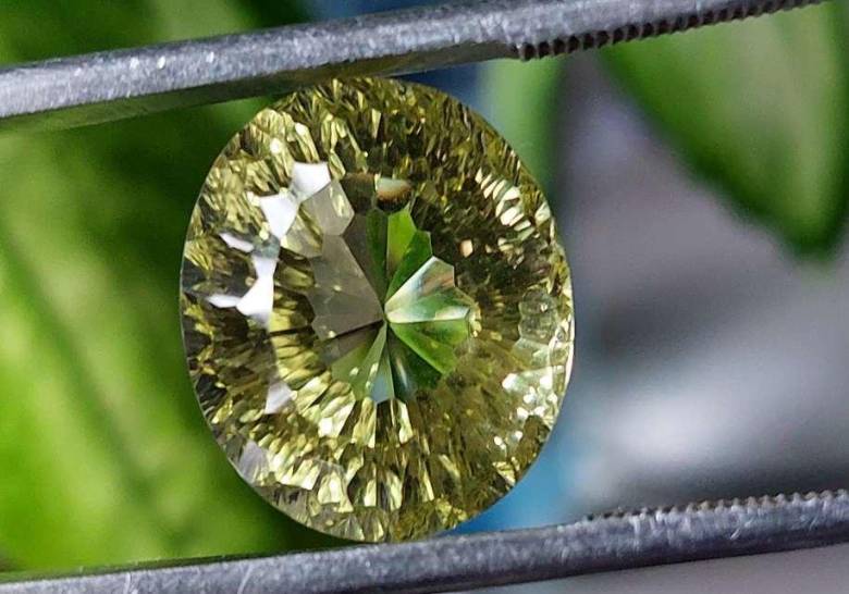 Лимонный  кварц  24.33 ct    20 x 16.7 mm - фото фото фото 3