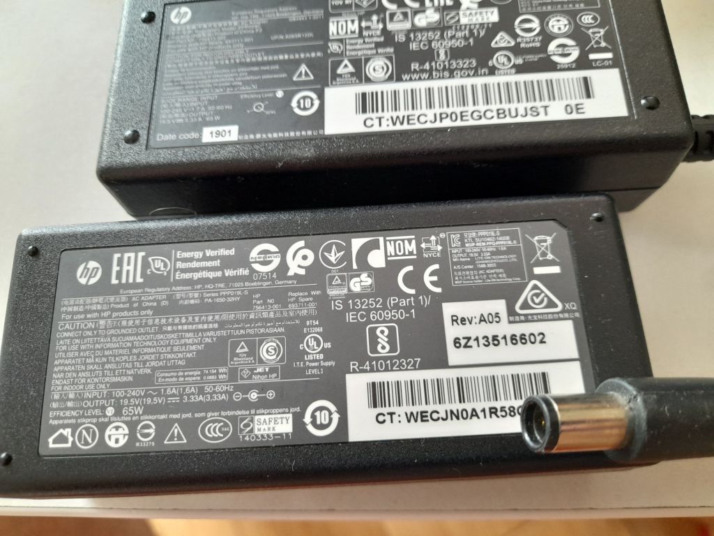 Блок живлення HP ноутбук 19.5V 3.33A 65W    (7,4x5,0) - фото фото фото 2