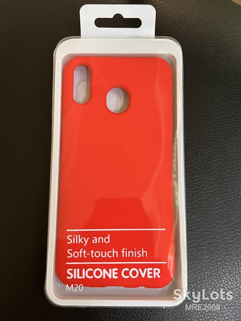 Чохол Silicone Cover для Samsung Galaxy M20 M205 red - фото фото фото 0