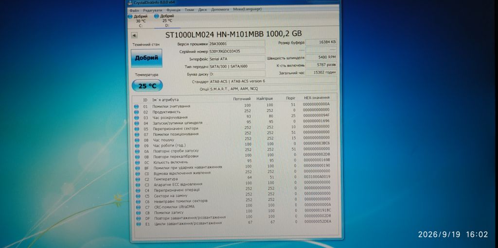 Робочий жорсткий диск 2,5" SATA 1000Gb Samsung - фото фото фото 2