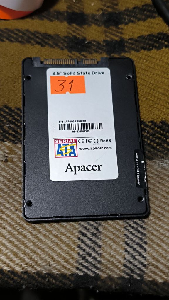 Диск SSD Apacer AS510S AP64GAS510SB 64GB №31 - фото фото фото 1