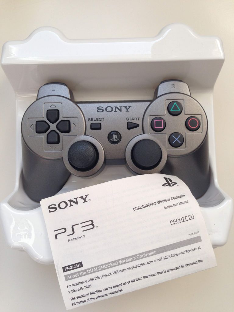 Sony PlayStation 3 DualShock Silver-Original - фото фото фото 7