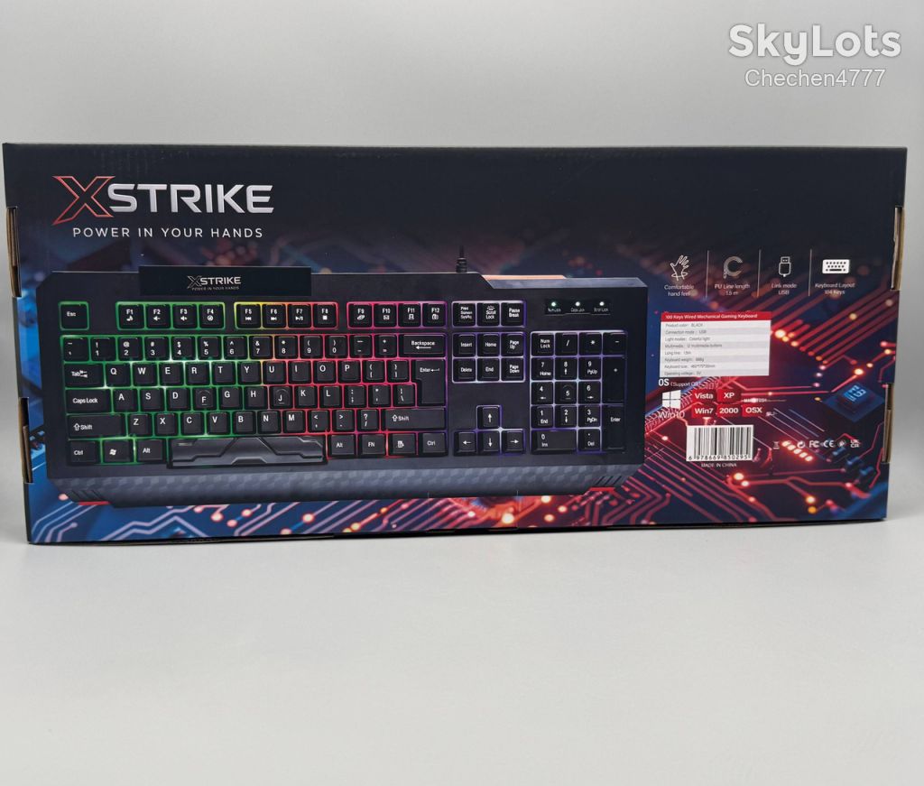 Клавіатура XSTRIKE XS-1022 RGB USB 105 keys - фото фото фото 2