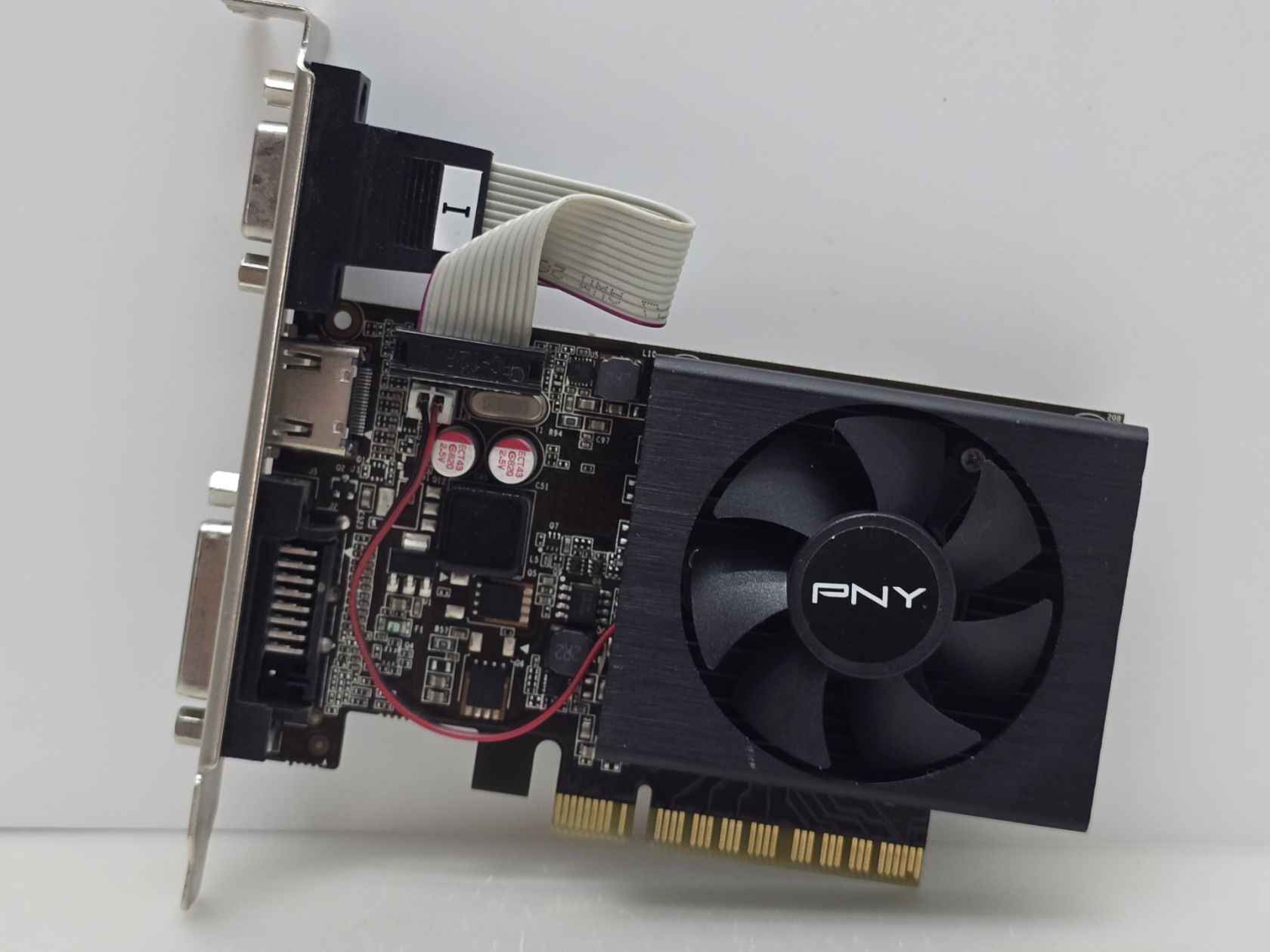 Відеокарта PNY GeForce GT 630 1GB  (1GB,GDDR3,64 Bit,HDMI,PCI-Ex 8x,Б/у) - фото фото фото 0