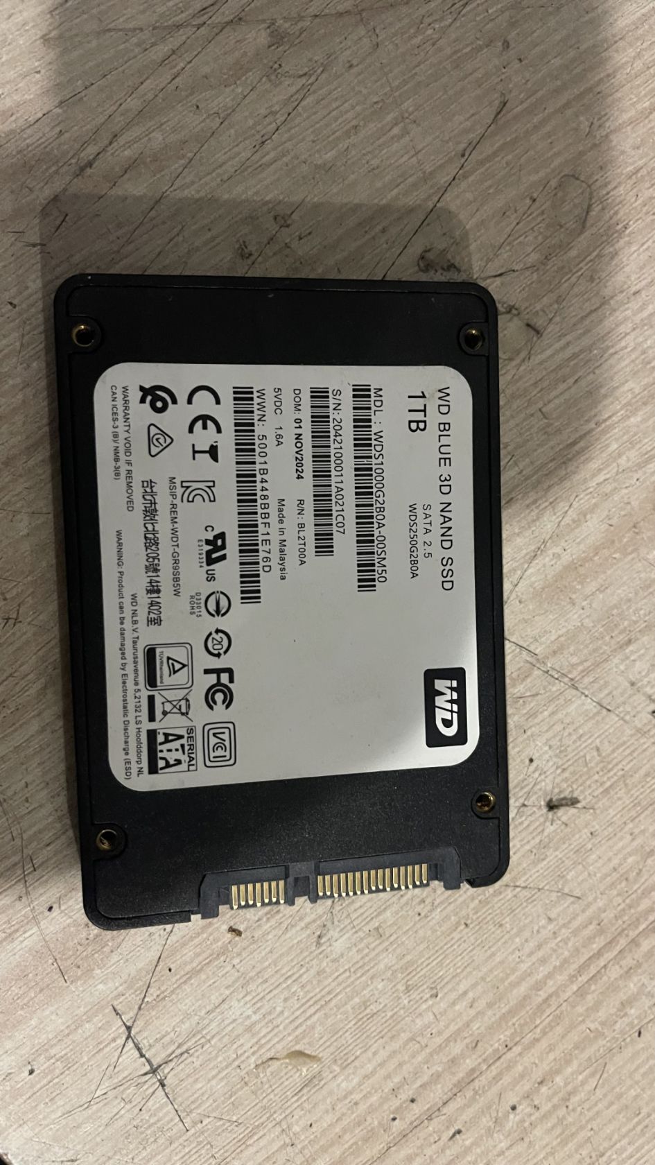 SSD 1TB WD BLUE - фото фото фото 1