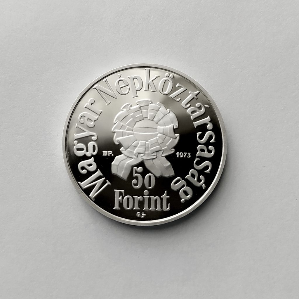 50 ФОРИНТОВ ВЕНГРИЯ 1973 состояние PROOF серебро капсула РЕДКАЯ!!! - фото фото фото 1