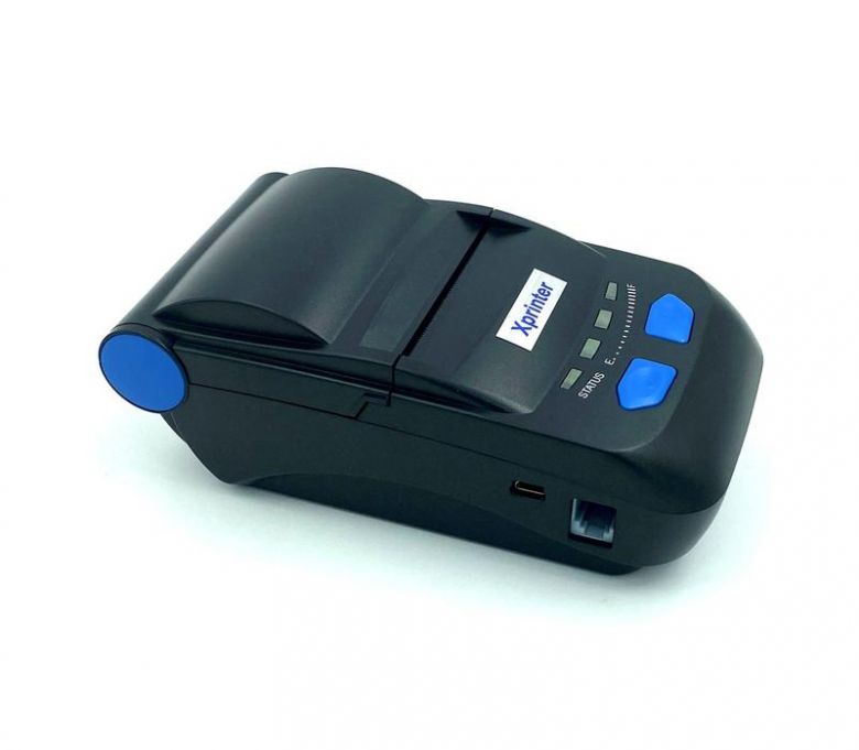 Чековий Bluetooth принтер мобільний Xprinter XP-P300 Чорний - фото фото фото 1