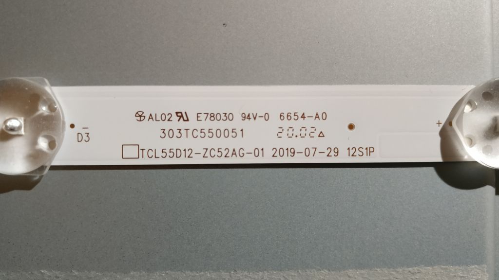 LED підсвітка TCL55D12-ZC52AG-01  , від телевізора Mi L55M5-5ARU . Стринги. - фото фото фото 0