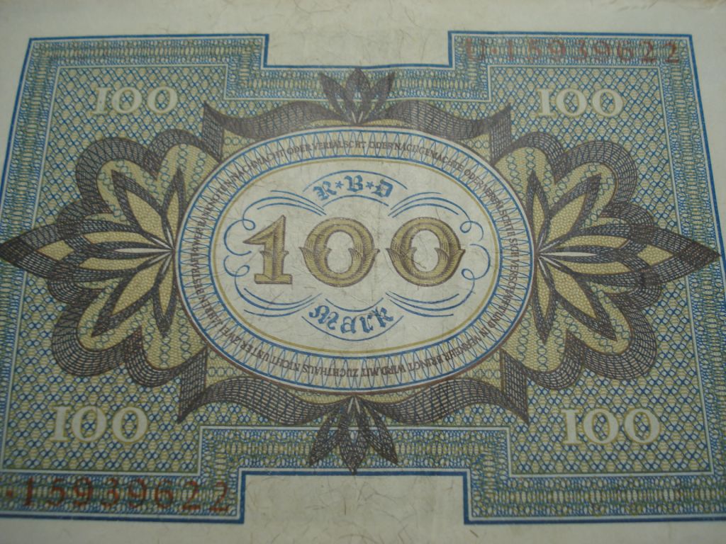 100марк 1920 Німеччина - фото фото фото 1