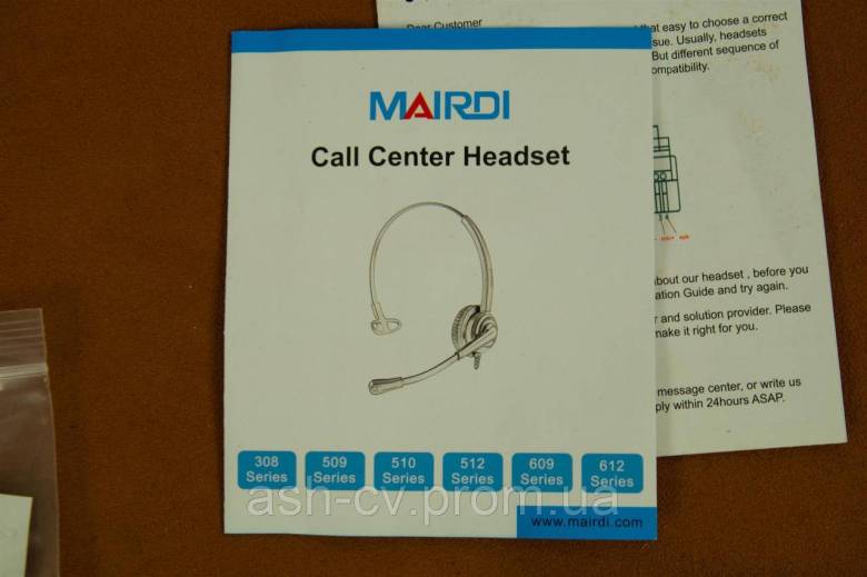 Гарнітура Headset Call Center Headset Mairdi - фото фото фото 4