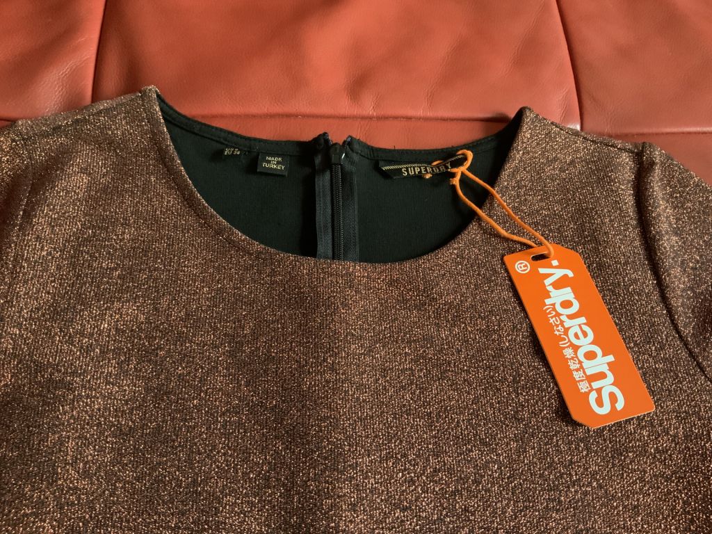 Платье блестящее стрейчевое Superdry, р.S/10/38 - фото фото фото 8