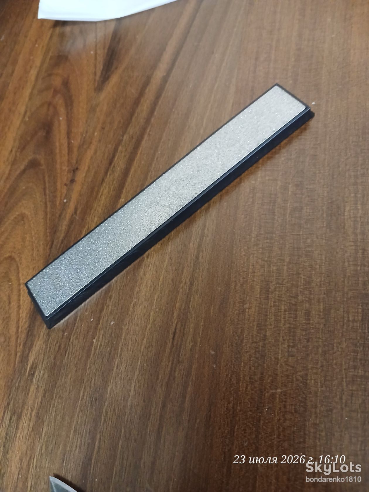 Алмазний точильний камінь , мусат з антиковзною основою - фото фото фото 2
