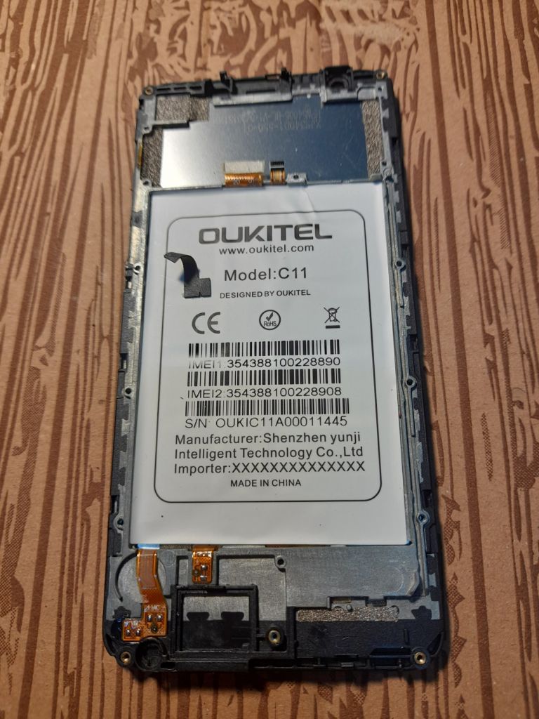 Oukitel C11 рамка дисплея - фото фото фото 1