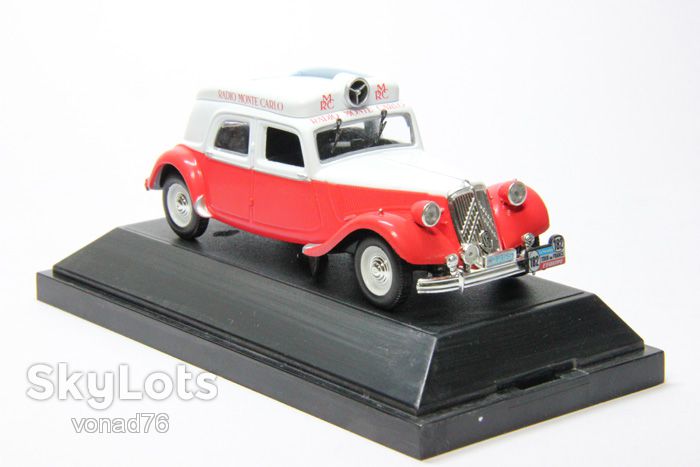 1/43 CITROEN Traction 15 six RMC 1952 RADIO MONTE CARLO. NOREV. - фото фото фото 1