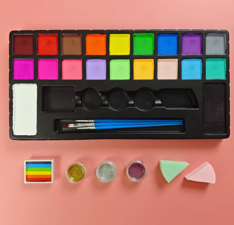 Масляна фарба  Link Rainbow олійна основа  , грим масляний 12 кольорів - фото фото фото 1