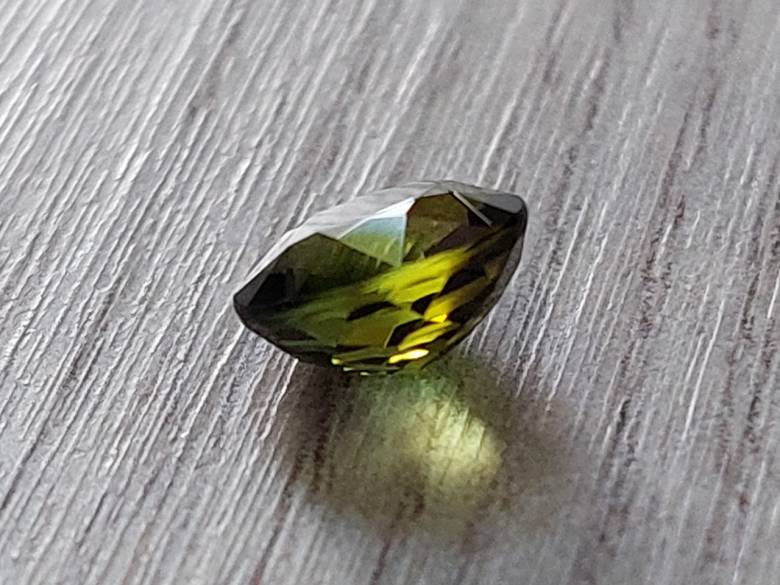 Натуральный турмалин 1.46 ct   7.4x6.6mm - фото фото фото 6