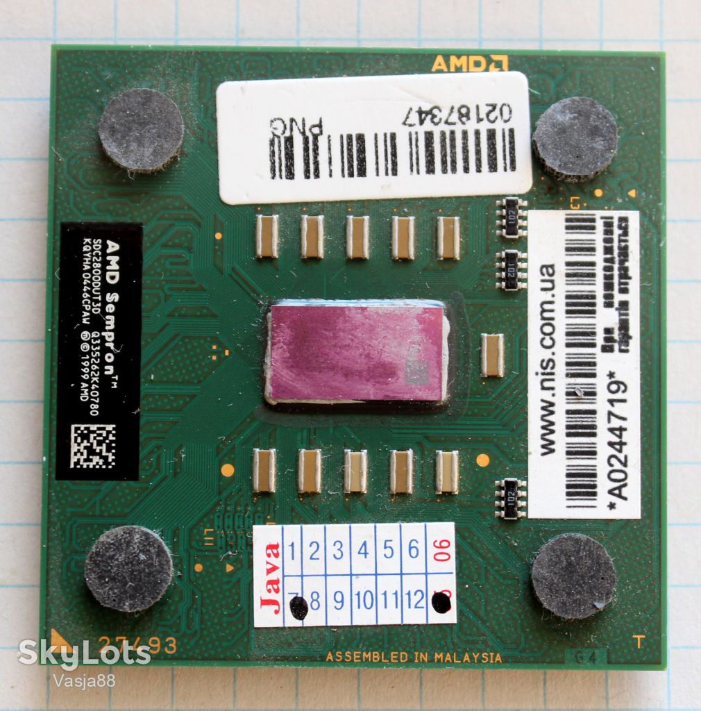 Процесор AMD Sempron SDC2800DUT3D - фото фото фото 0