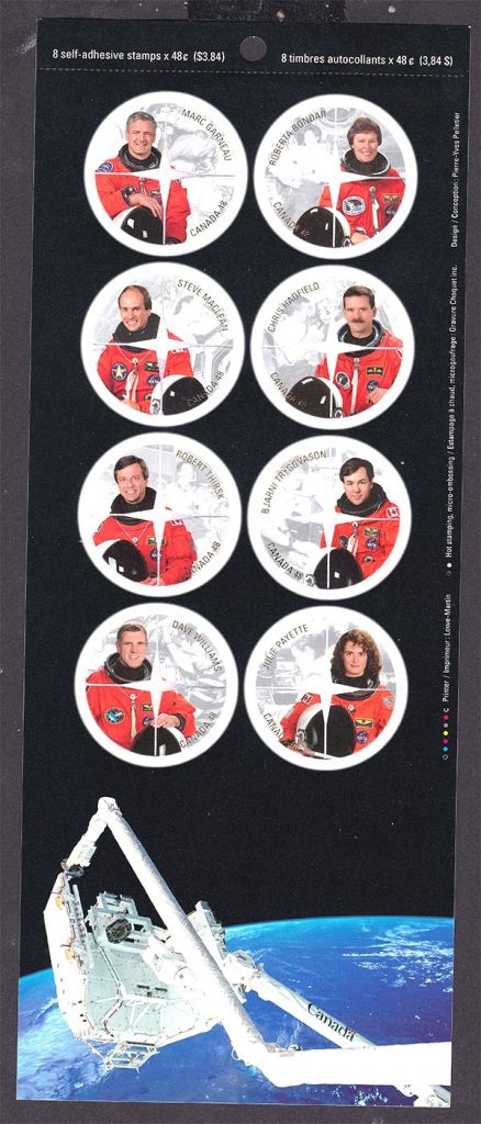 Космос . Канада 2003 г  MNH - буклет - 2а скана - фото фото фото 0
