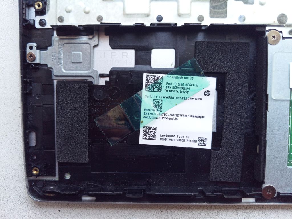 Б/У Топкейс HP ProBook 430 G6 код 1 - фото фото фото 4