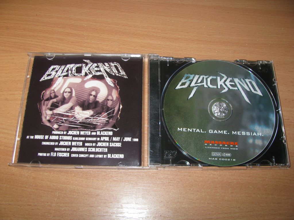 BLACKEND - Mental. Game. Messiah  (1999 Massacre 1st press) - фото фото фото 1