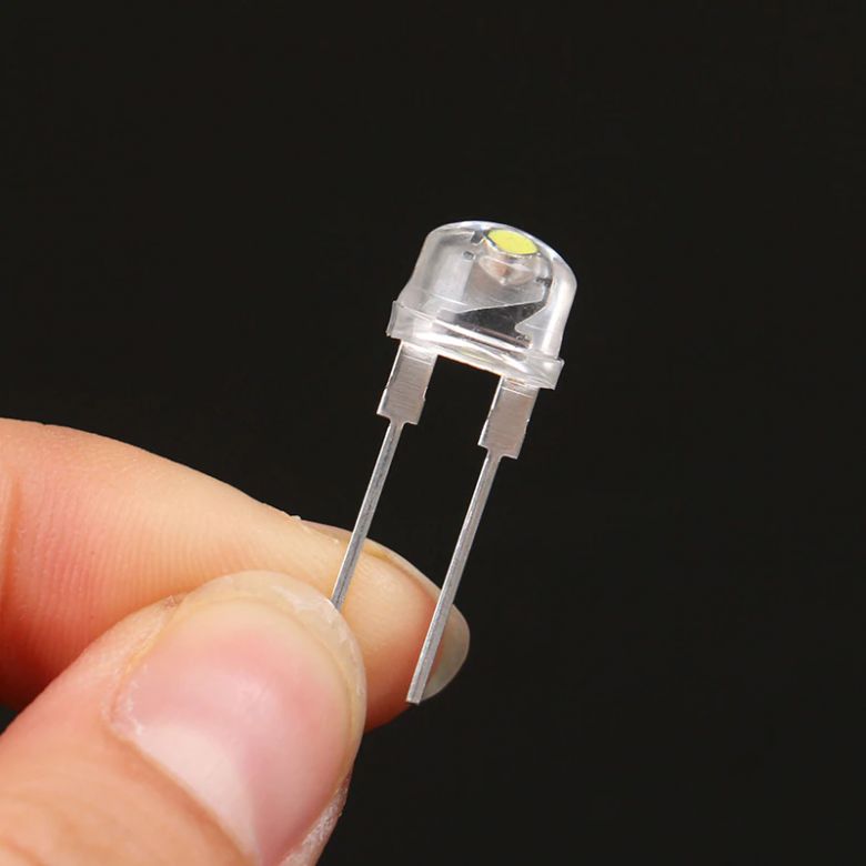 Світлодіод 8 mm надяскравий 0.75 W LED Diode Ultra Bright White - фото фото фото 1
