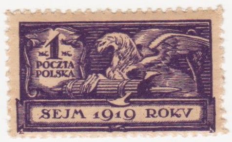 Польша 1919 г №  105 * - фото фото фото 0