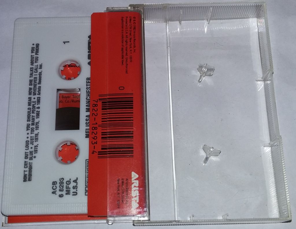 MELISSA MANCHESTER Greatest Hits.  Cassette US - фото фото фото 1