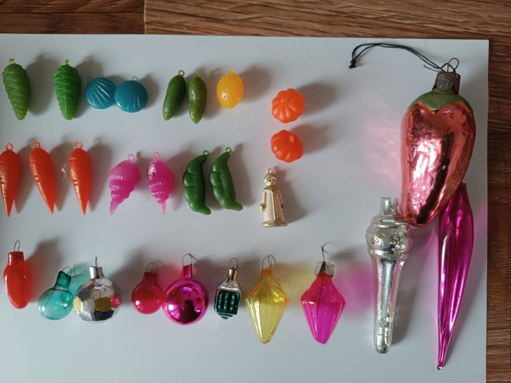 Ёлочные игрушки. 28 шт. СССР. - фото фото фото 1