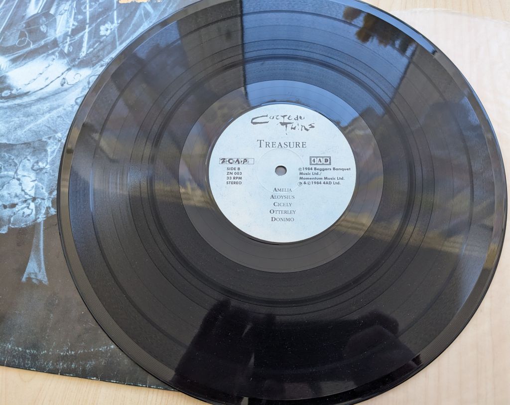 Платівка Cocteau Twins – Treasure /Zona Records –  Lithuania/ #2 - фото фото фото 4