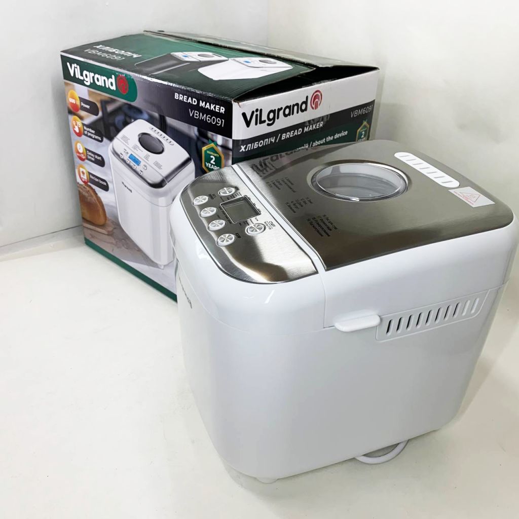 Хлібопічка ViLgrand VBM6091 White - фото фото фото 4