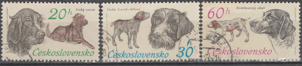 Чехословакия Чехословаччина 1973 фауна собаки - фото фото фото 0