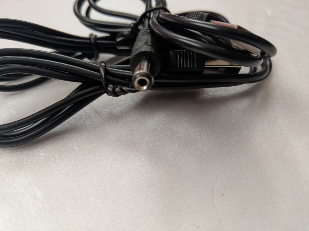 Кабель 5.5×2.1         (2.5) to USB-A, 5V /≈10W, для роутера, GPON - фото фото фото 1