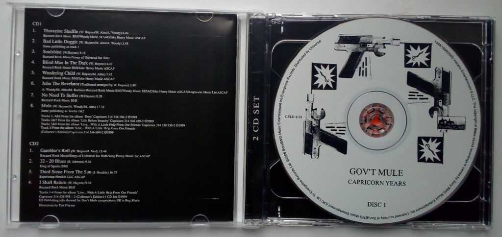 Gov’t Mule - Capricorn Years &amp; Rarities 2000   (2 CD) - фото фото фото 1