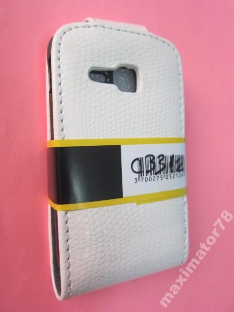 ЧЕХОЛ-КНИЖКА CASE SAMSUNG C3312 Champ С3312 БЕЛЫЙ - фото фото фото 1
